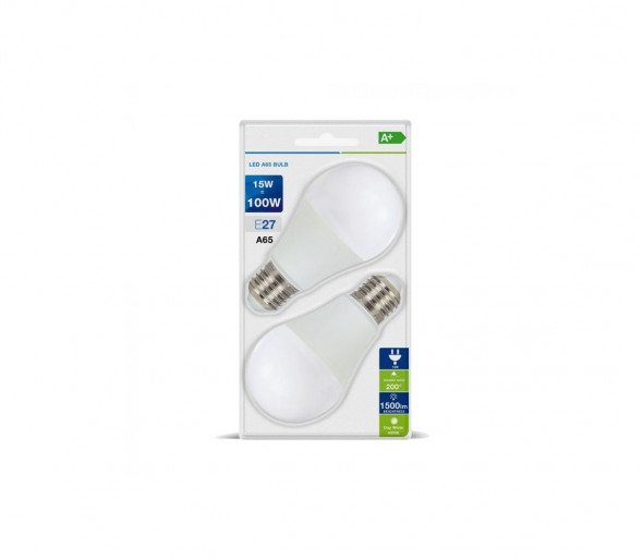 Zestaw 2xLED Żarówka A65 E27/90W/230V