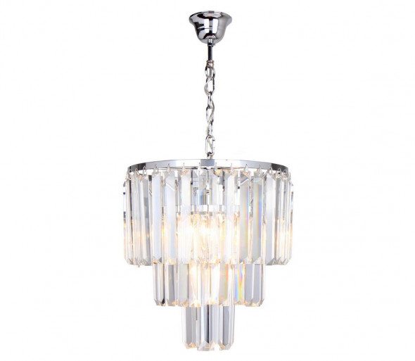 Zuma Line 17106/3+1-CHR - Kryształowy żyrandol na lince AMEDEO 4xE14/40W/230V