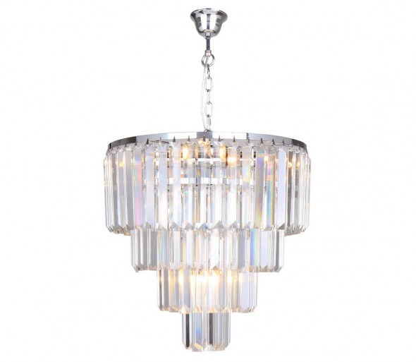 Zuma Line 17106/4+1-CHR - Kryształowy żyrandol na lince AMEDEO 5xE14/40W/230V