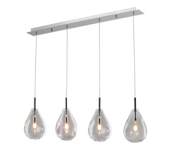 Zuma Line MD1921-4A-CLEAR - Żyrandol na lince BASTONI 4xG4/40W/230V