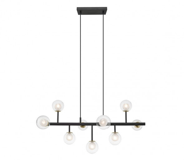 Zuma Line P0454-09B-SDGF - Żyrandol na lince RIANO 9xG9/28W/230V