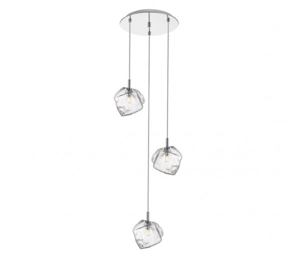 Zuma Line P0488-03D-B5AC - Żyrandol na lince ROCK 3xG9/28W/230V