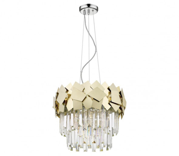 Zuma Line P0506-05A-F4E3 - Kryształowy żyrandol na lince QUASAR 5xE14/40W/230V