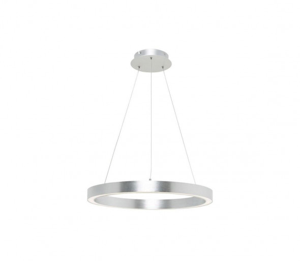 Zuma Line PL200910-400-SL-LED Żyrandol na lince CARLO LED/30W/230V śr. 40cm srebrny