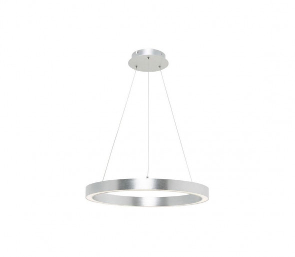 Zuma Line PL200910-500-SL-LED Żyrandol na lince CARLO LED/40W/230V śr. 50 cm srebrny