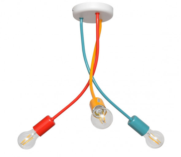 Żyrandol dziecięcy HARVARD 3xE27/60W/230V