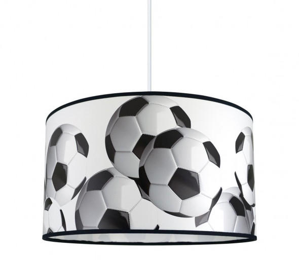 Żyrandol dziecięcy na lince FOOTBALL 1xE27/60W/230V
