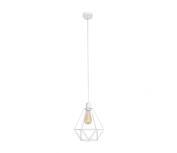 Żyrandol KARO 1xE27/60W/230V biały