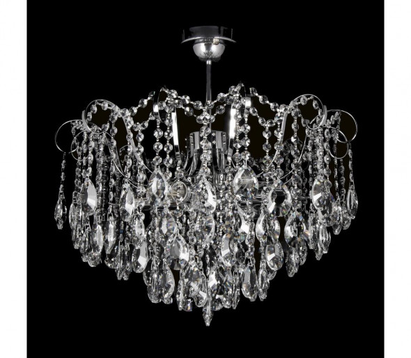 Żyrandol kryształowy 6xE27/60W/230V