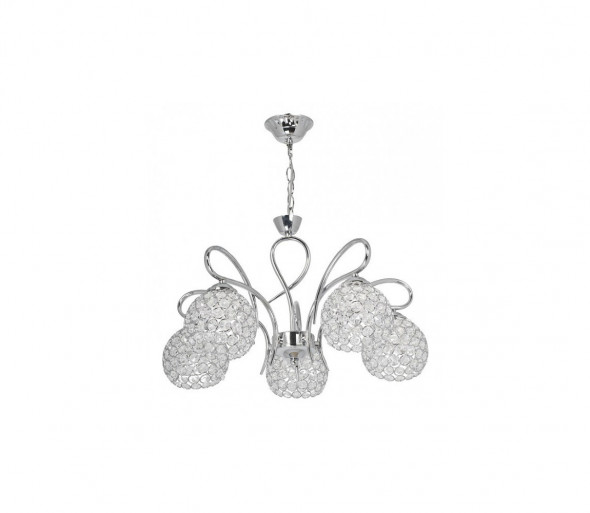 Żyrandol kryształowy DORA 5xE27/60W