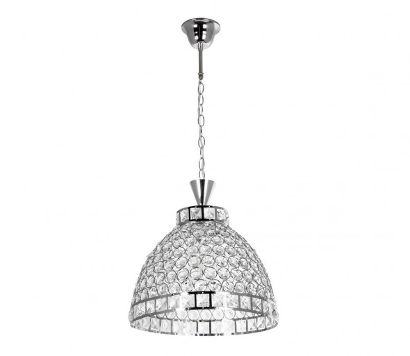 Żyrandol kryształowy na łańcuchu 1xE27/60W/230V