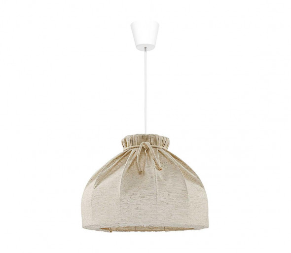 Żyrandol na drucie ECO 1xE27/40W/230V beżowy