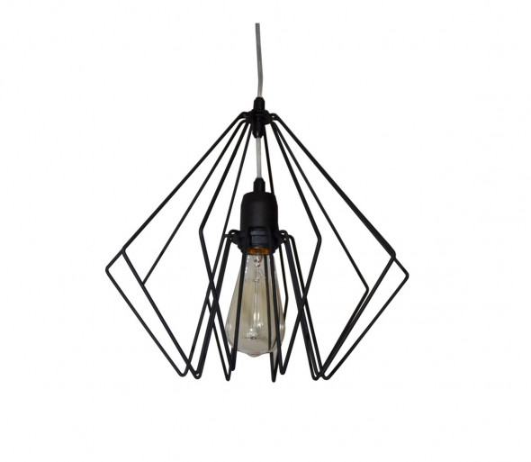 Żyrandol na drucie GIZA 1xE27/60W/230V