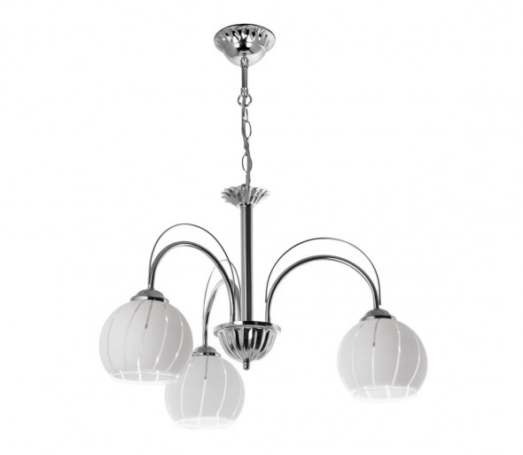Żyrandol na łańcuchu 3xE27/60W/230V