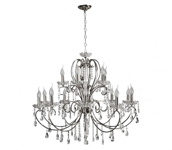 Żyrandol na łańcuchu AURORA 15xE14/40W/230V