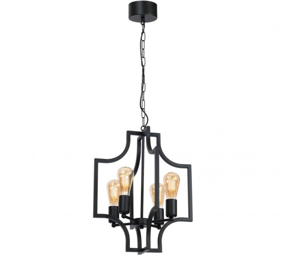 Żyrandol na łańcuchu COLIN 4xE27/60W/230V