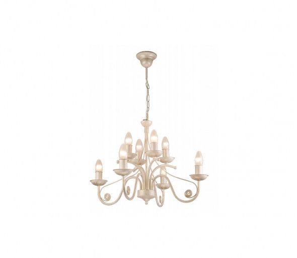 Żyrandol na łańcuchu DONATO 8xE14/40W/230V