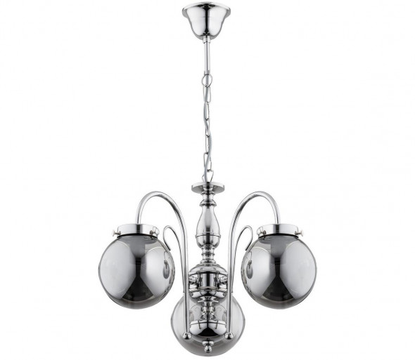 Żyrandol na łańcuchu HERO 3xE14/40W/230V chrom błyszczący