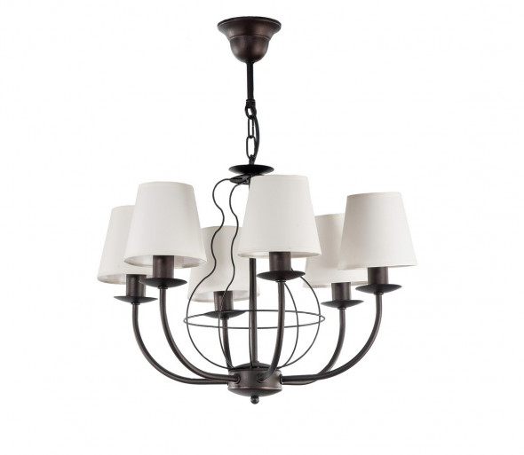 Żyrandol na łańcuchu ISSUED 6xE14/40W/230V