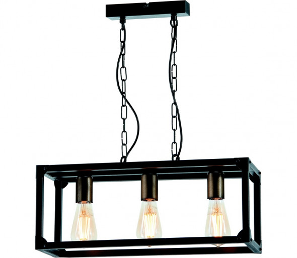 Żyrandol na łańcuchu PARIS 3xE27/60W/230V