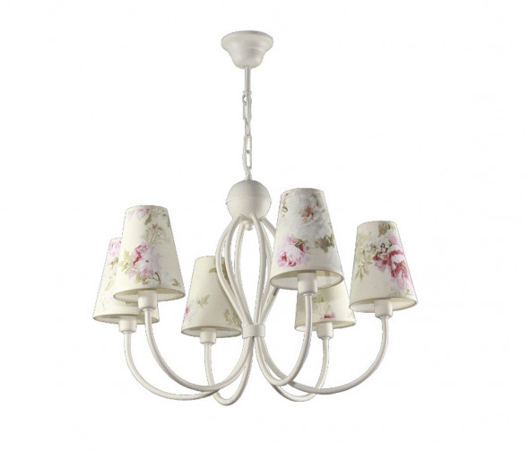 Żyrandol na łańcuchu SALKO 6xE14/40W/230V