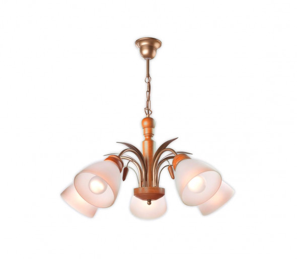 Żyrandol na łańcuchu TULIPAN 5xE27/60W/230V