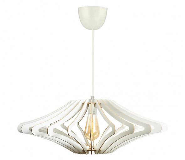 Żyrandol na lince 1xE27/60W/230V biały śr. 59 cm