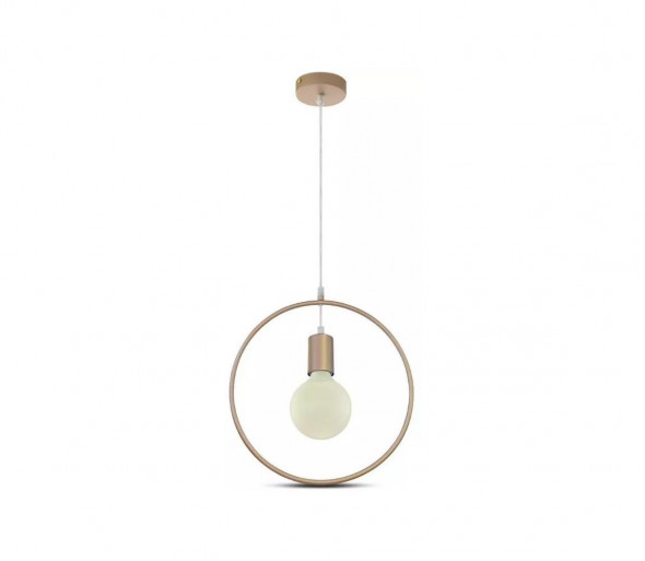 Żyrandol na lince 1xE27/60W/230V okrągły