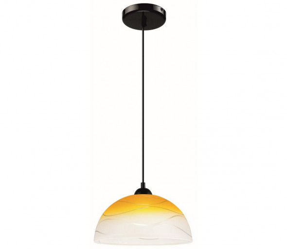 Żyrandol na lince 1xE27/60W/230V żółty