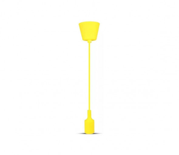 Żyrandol na lince 1xE27/60W/230V żółty