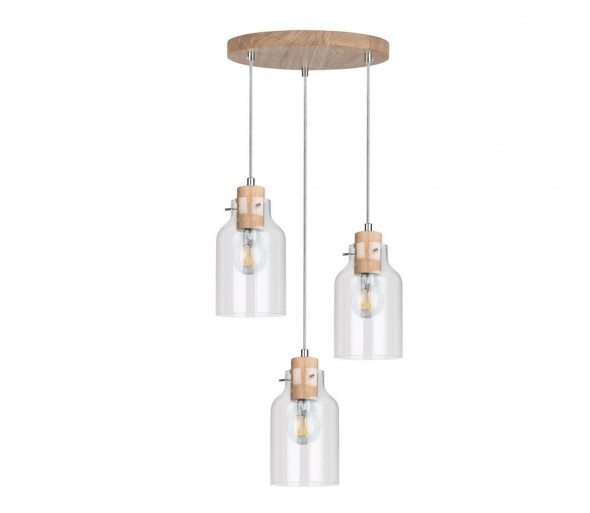 Żyrandol na lince ALESSANDRO 3xE27/60W/230V