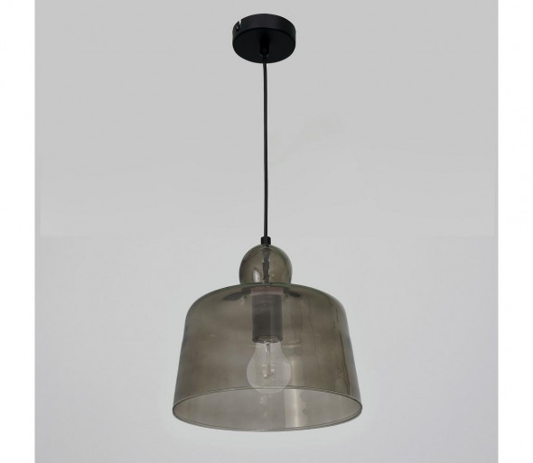 Żyrandol na lince BELL 1xE27/60W/230V szary