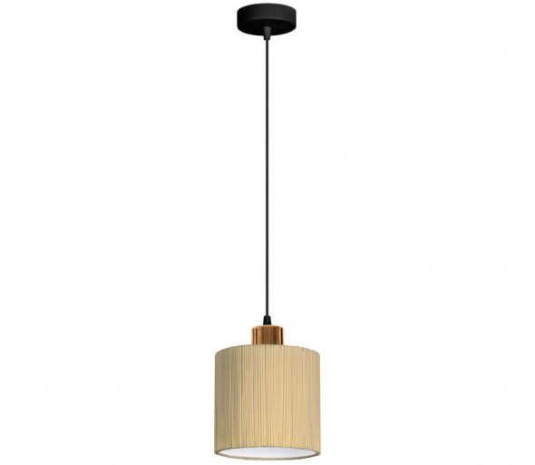 Żyrandol na lince BIZO 1xE27/60W/230V beżowy/miedź