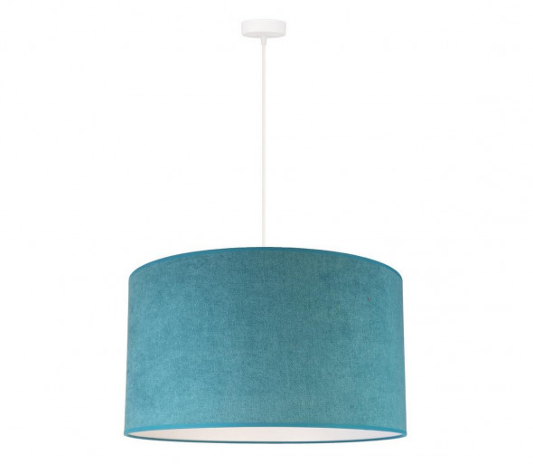 Żyrandol na lince BRISTOL 1xE27/40W/230V turkusowy