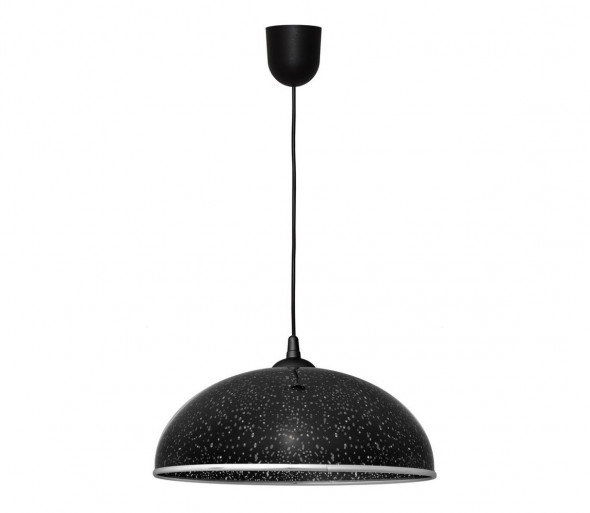 Żyrandol na lince CIRCLE 1xE27/60W/230V czarny