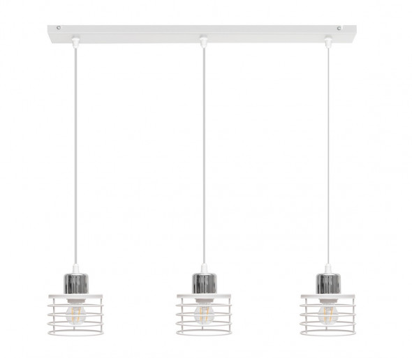 Żyrandol na lince EDISON 3xE27/60W/230V