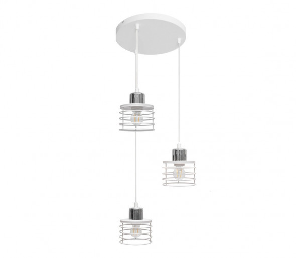 Żyrandol na lince EDISON 3xE27/60W/230V