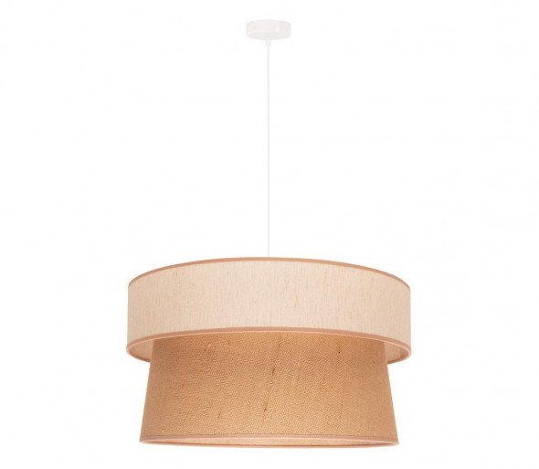 Żyrandol na lince ETNIC 1xE27/40W/230V beżowy