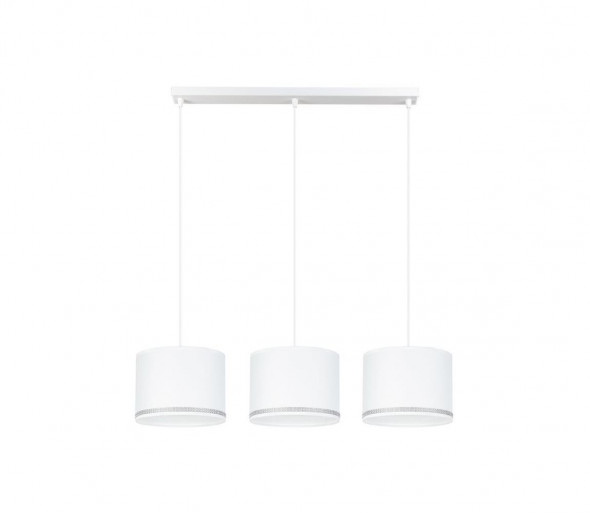 Żyrandol na lince FIELD 3xE27/60W/230V biały