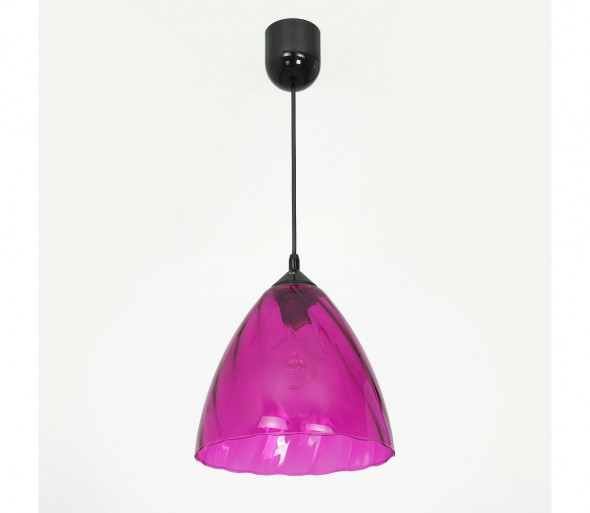 Żyrandol na lince FLASH 1xE27/60W/230V różowy