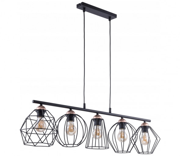 Żyrandol na lince GALAXY 5xE27/60W/230V