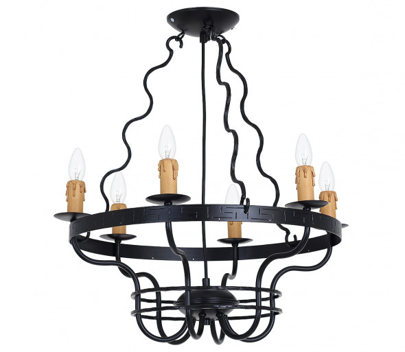 Żyrandol na lince GIORGIO 6xE14/60W/230V