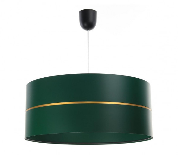 Żyrandol na lince GLAM HOME 1xE27/60W/230V śr. 40 cm zielony