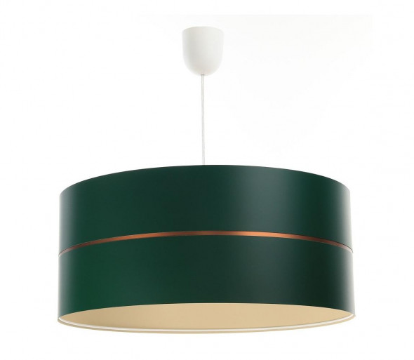 Żyrandol na lince GLAM HOME 1xE27/60W/230V śr. 40 cm zielony