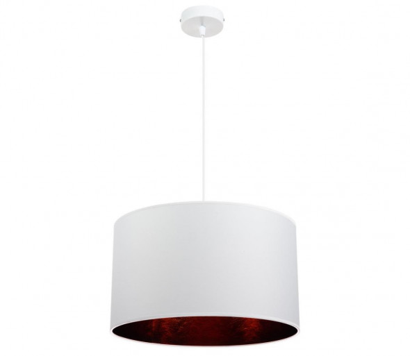 Żyrandol na lince GLEAM 1xE27/60W/230V biały/miedziany