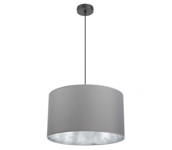 Żyrandol na lince GLEAM 1xE27/60W/230V szary/srebrny