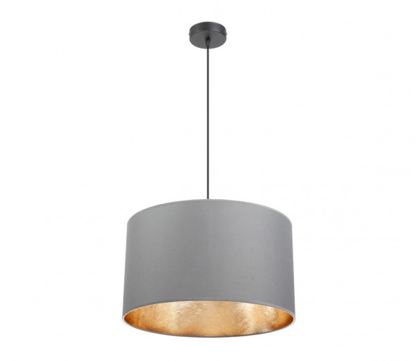 Żyrandol na lince GLEAM 1xE27/60W/230V szary/złoty