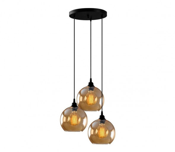 Żyrandol na lince GOLD 3xE27/40W/230V