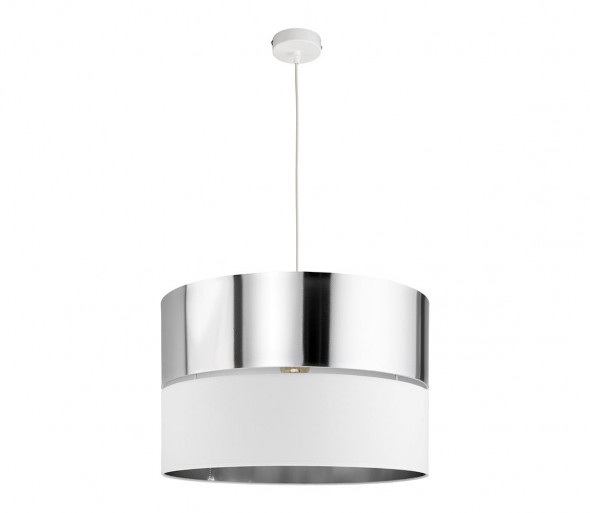 Żyrandol na lince HILTON 1xE27/25W/230V biały/chrom