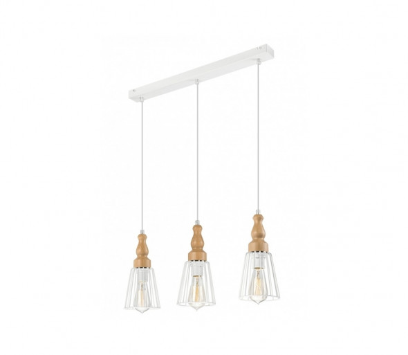 Żyrandol na lince INGRID 3xE27/60W/230V